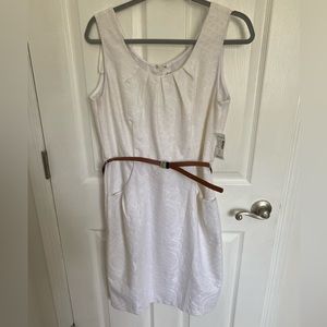 White Sheath Dress